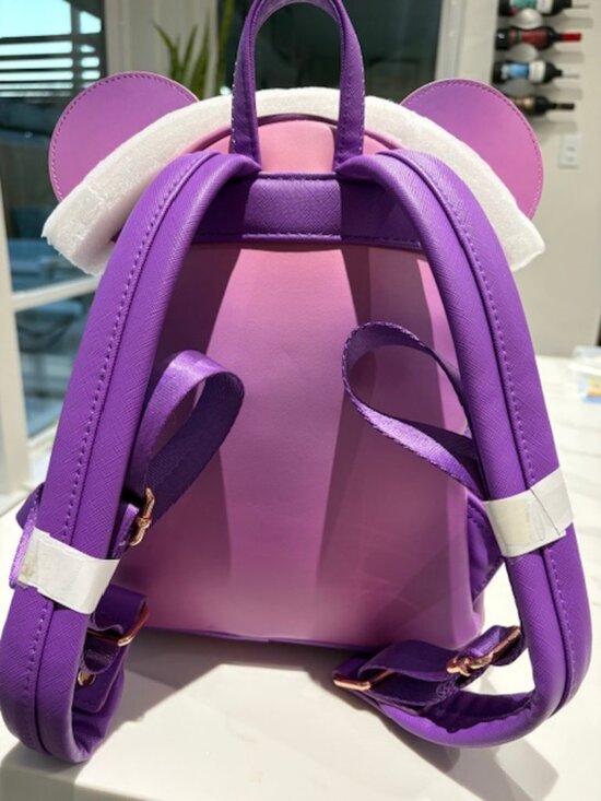 NWOT Loungefly Disney The Minnie Mouse Classic Series Backpack Lavender Haze - Picture 4 of 6